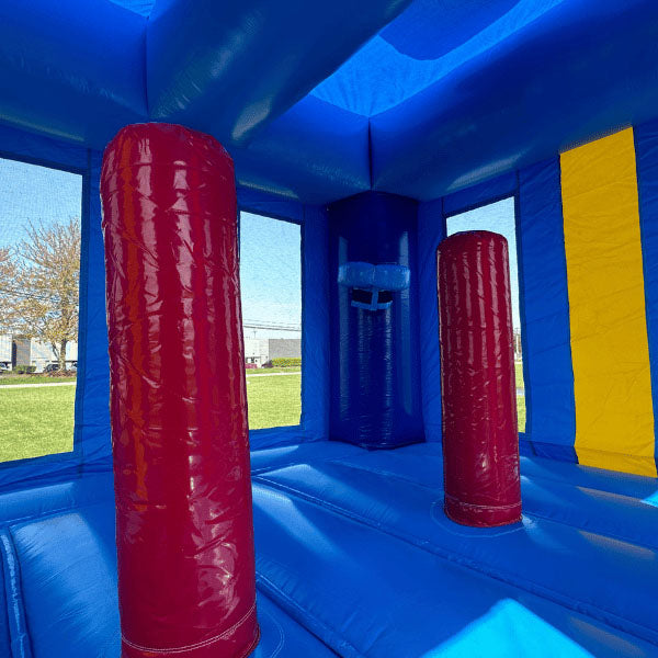 Blue Gift Box Bouncer (No Blower)