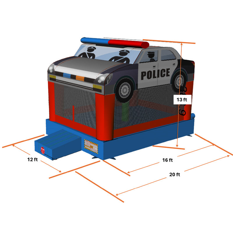 Police Car Bouncer (No Blower)