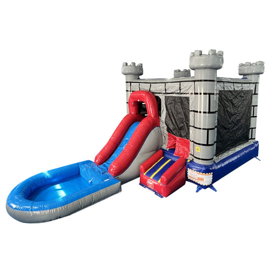 Gray Castle Combo with Removable Pool