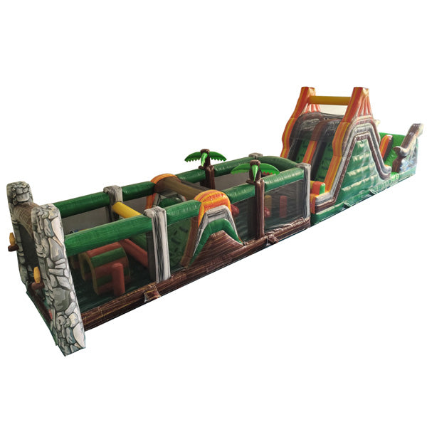 66'L Jurassic Obstacle Course Wet n Dry