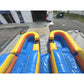 15'H Dual Lane Dura-Lite Fun Slide w Detachable Pool