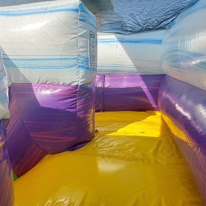 19'H Dual Lane Ice Cream Water Slide