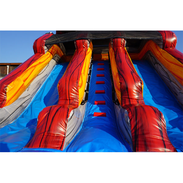 15'H Dual Lane Fire Slide Wet n Dry