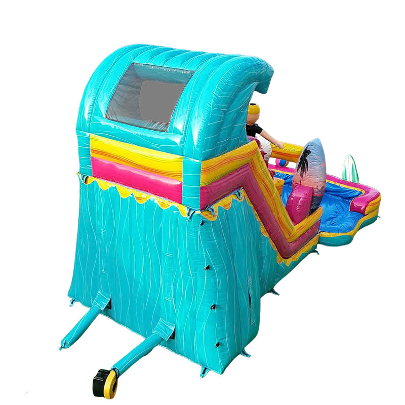 18'H Surf Slide with Removable Pool