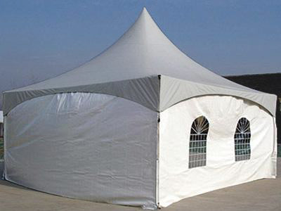 8'H High Peak Frame Tent Sidewalls with All Windows