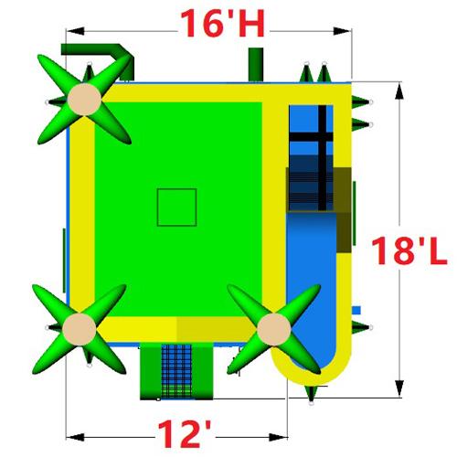Palm Tree Combo Wet n Dry