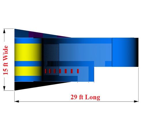 19'H Rock Mountain Slide Wet n Dry