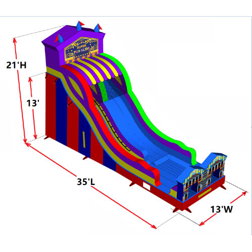 21'H Carnival Super Slide W n D