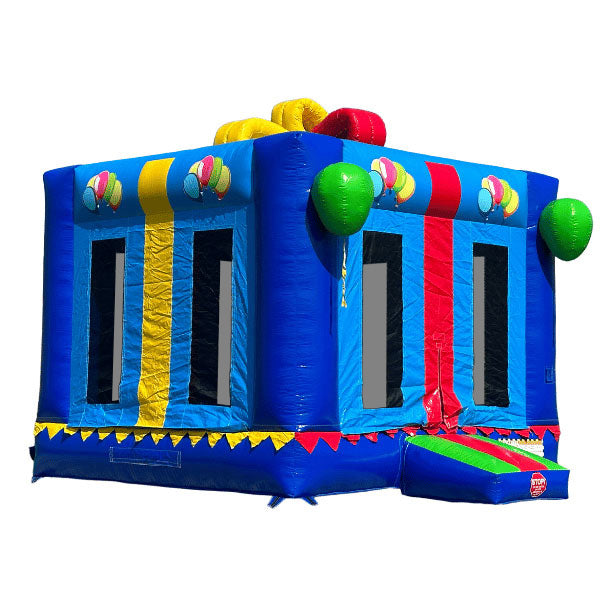 Blue Gift Box Bouncer (No Blower)