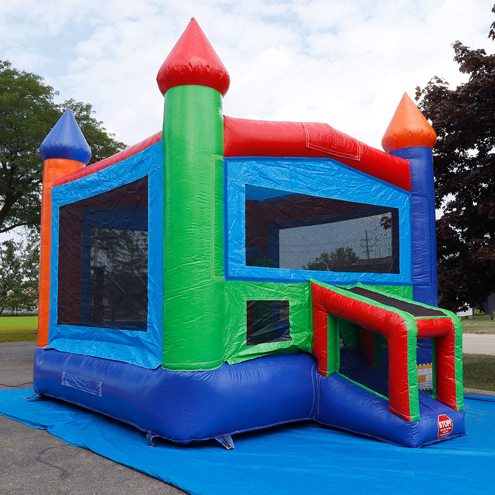 Rainbow Castle Bounce House