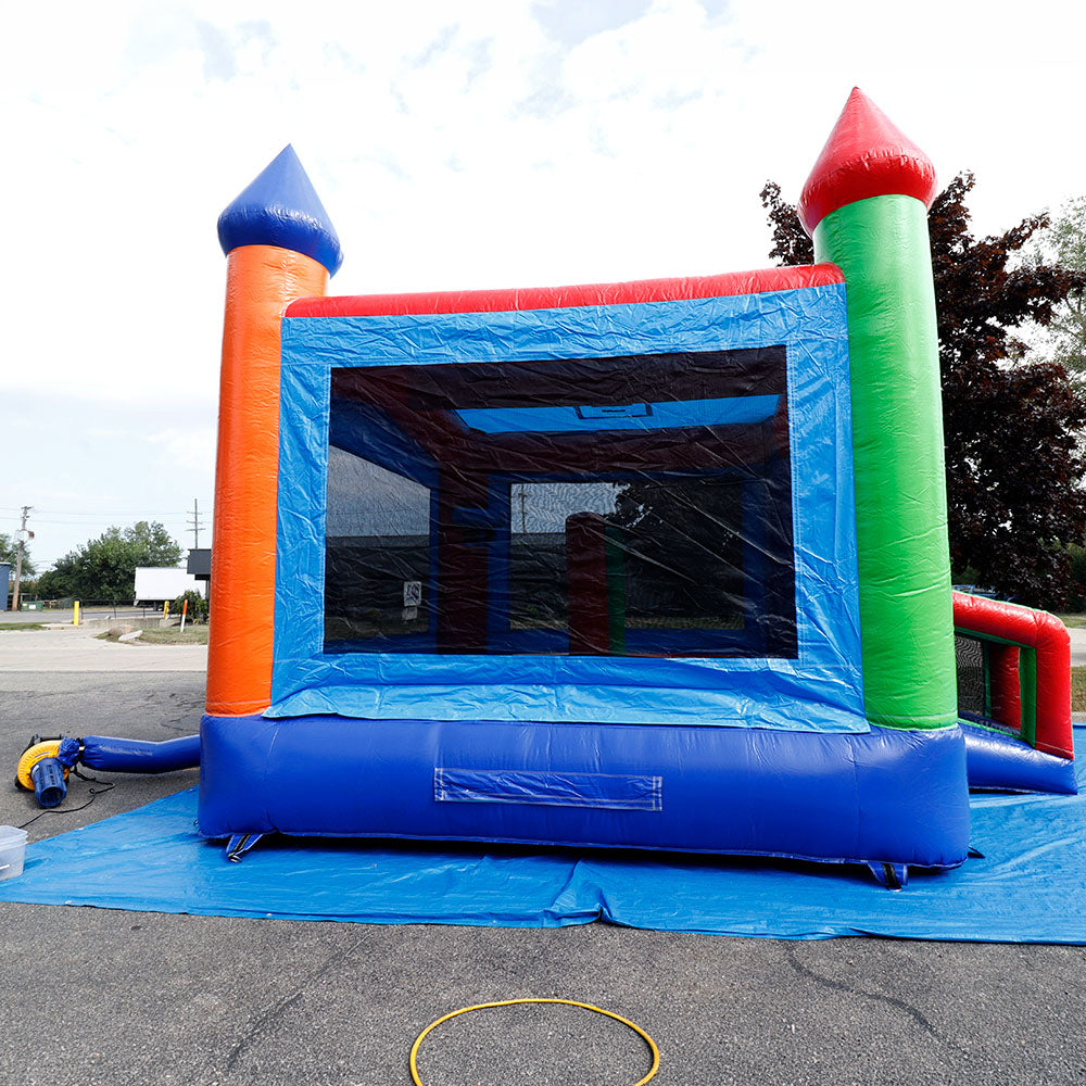 Rainbow Castle Bounce House