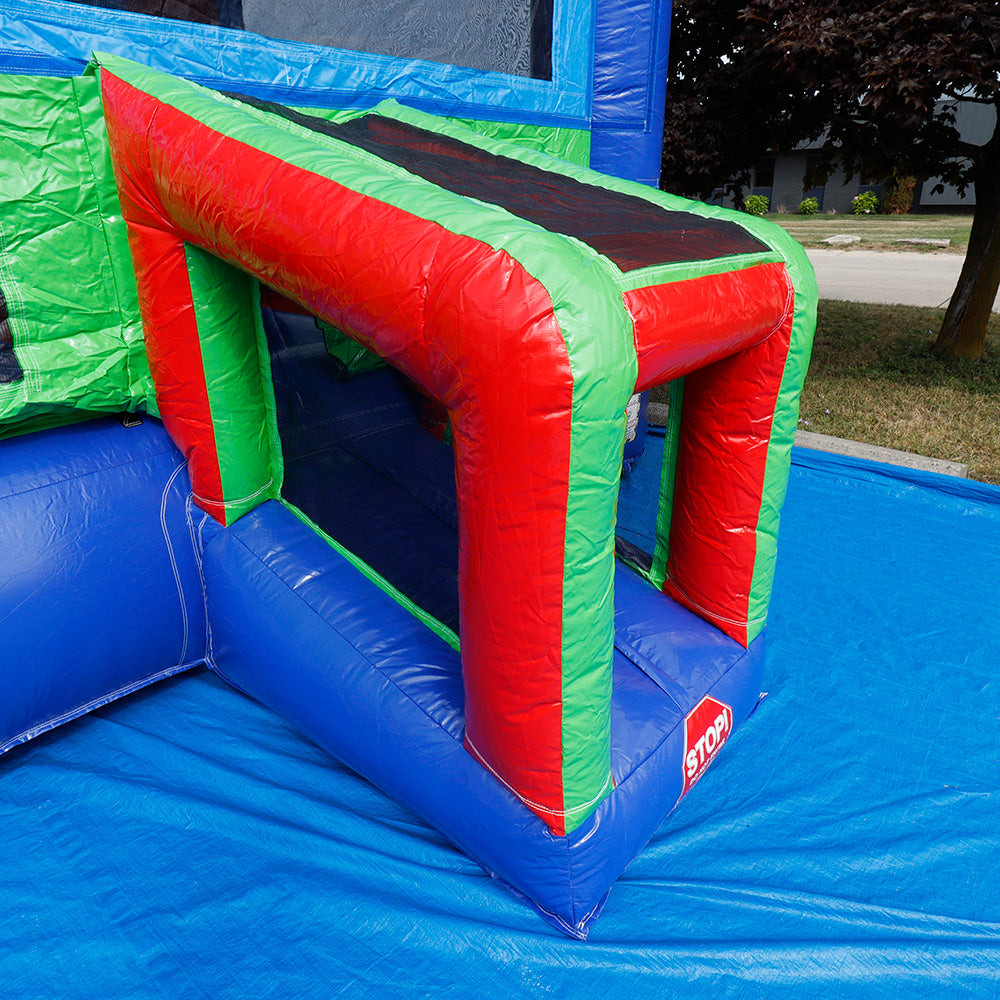 Rainbow Castle Bounce House