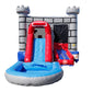 Gray Castle Combo with Removable Pool (No Blower)