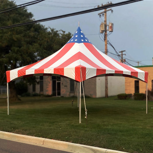 High Peak Frame Tent 20'x20' (Stars & Stripes)