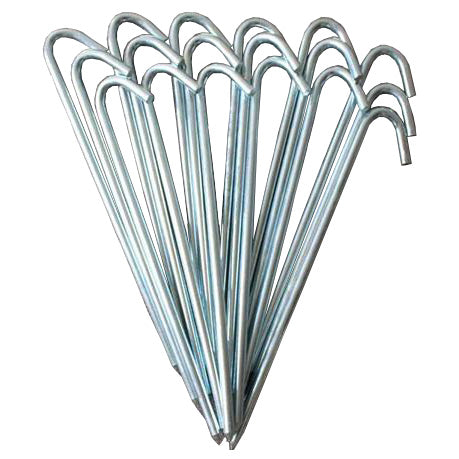 (8) 18" Hook Stakes (1/2"D)