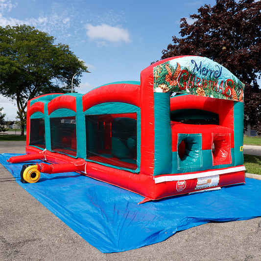 NEW 31'L Christmas Obstacle Course