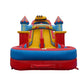 46'Lx20'H 2-Lane Carnival Slide Piece With Removable Pool
