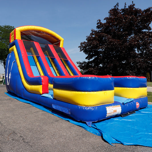 19'H Dual Lane Dry Slide