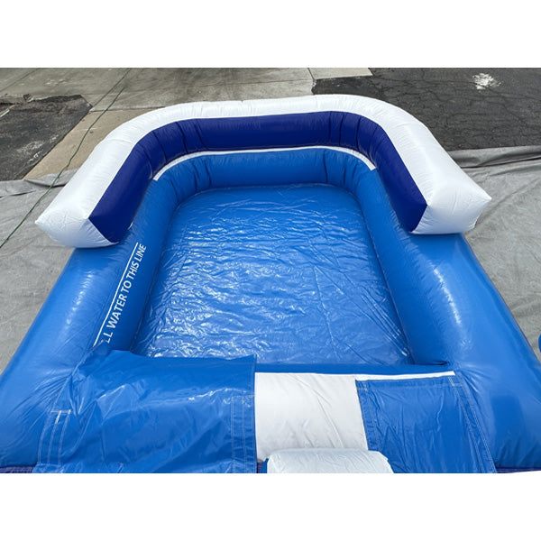 18'H Dura-Lite Ocean Slide w Detachable Pool – Moonwalk USA