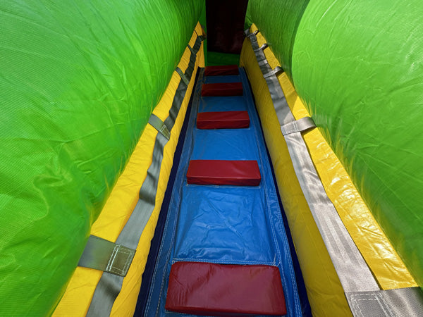 18'H Dura-Lite Rainbow Slide w Detachable Pool – Moonwalk USA
