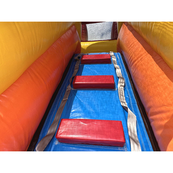 15'H Dual Lane Dura-Lite Fun Slide w Detachable Pool