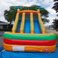 18'H Dura-Lite Dual Lane Volcano Slide Wet n Dry