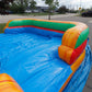 18'H Dura-Lite Dual Lane Volcano Slide Wet n Dry