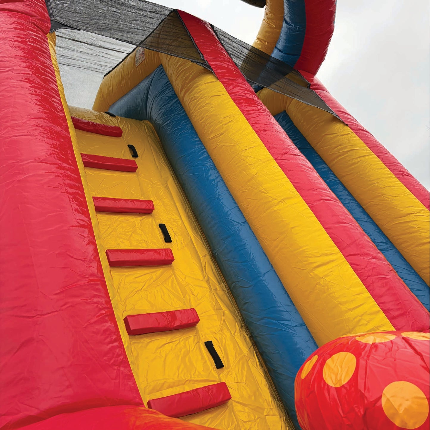 46'Lx20'H 2-Lane Carnival Slide Piece With Removable Pool