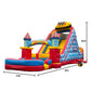 46'Lx20'H 2-Lane Carnival Slide Piece With Removable Pool