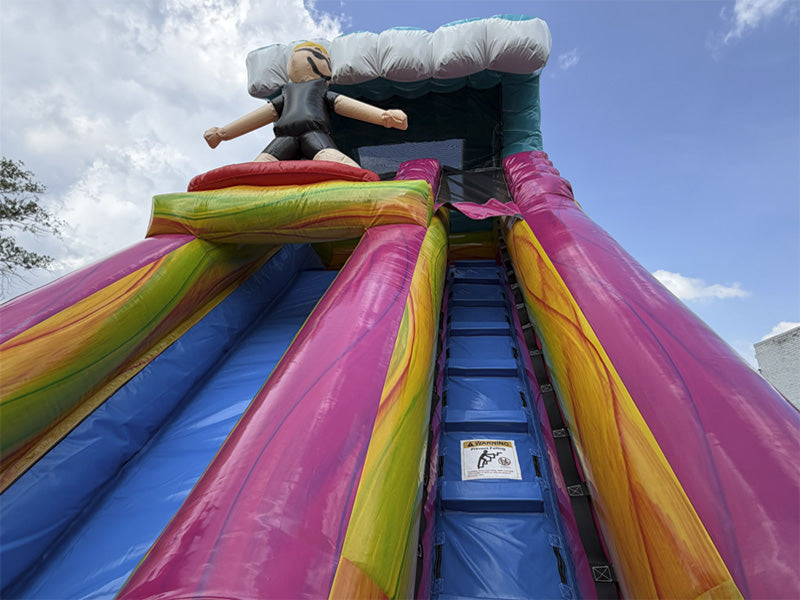 20'H Surf Slide with Removable Pool
