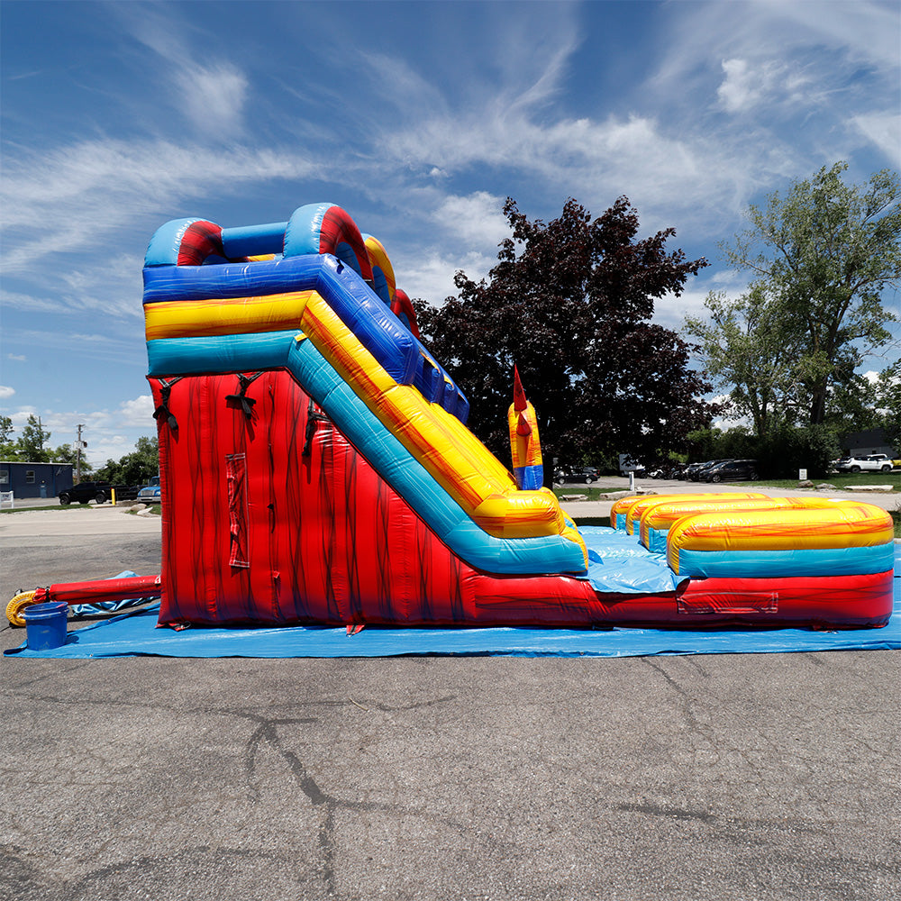 15'H Dual Lane Sunrise Slide Wet n Dry