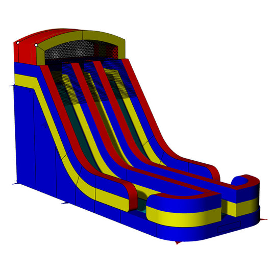 20'H Dual Lane Slide Wet n Dry