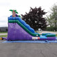 15'H Purple Slide with Deep Pool