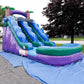 15'H Purple Slide with Deep Pool