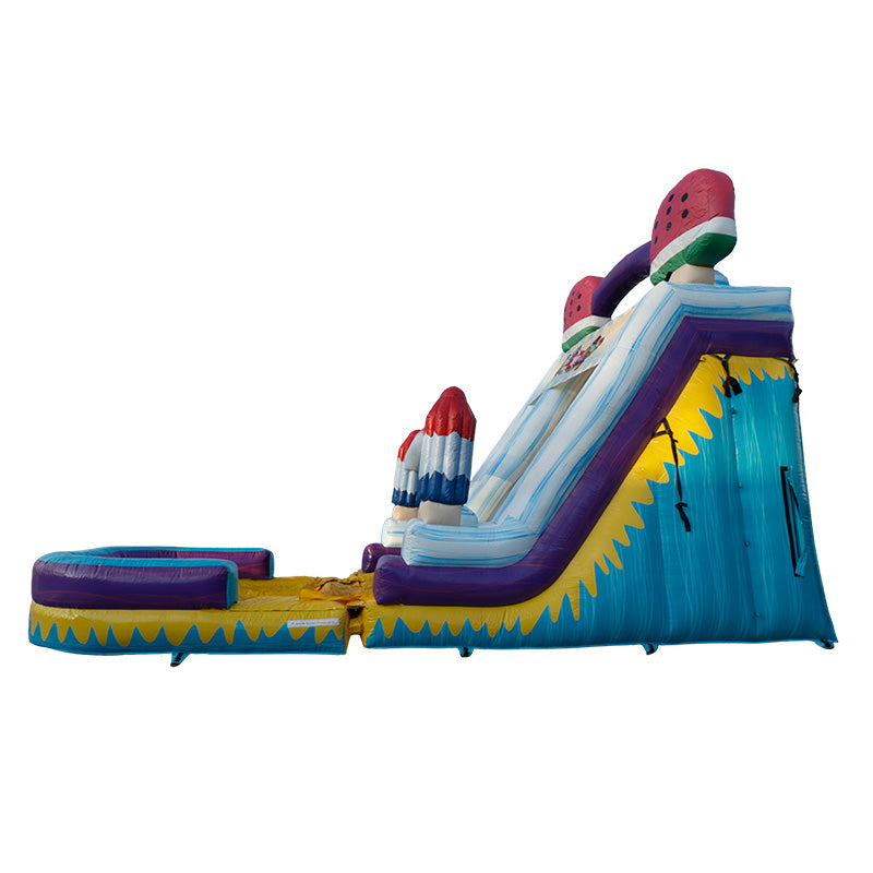 19'H Ice Cream Slide Wet n Dry