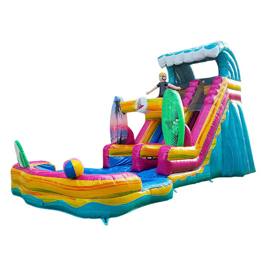 18'H Surf Slide with Removable Pool