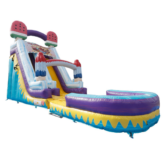 19'H Ice Cream Slide Wet n Dry