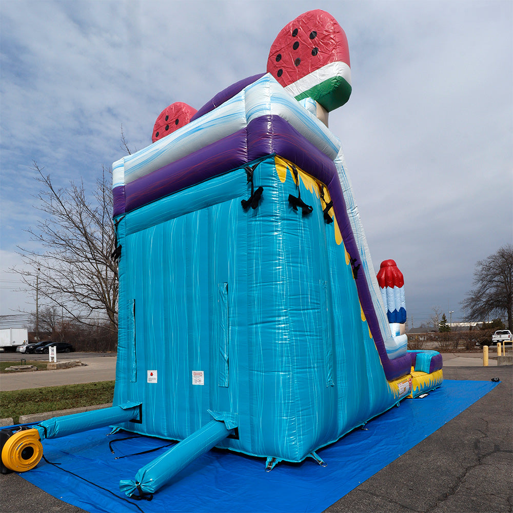 19'H Ice Cream Slide Wet n Dry