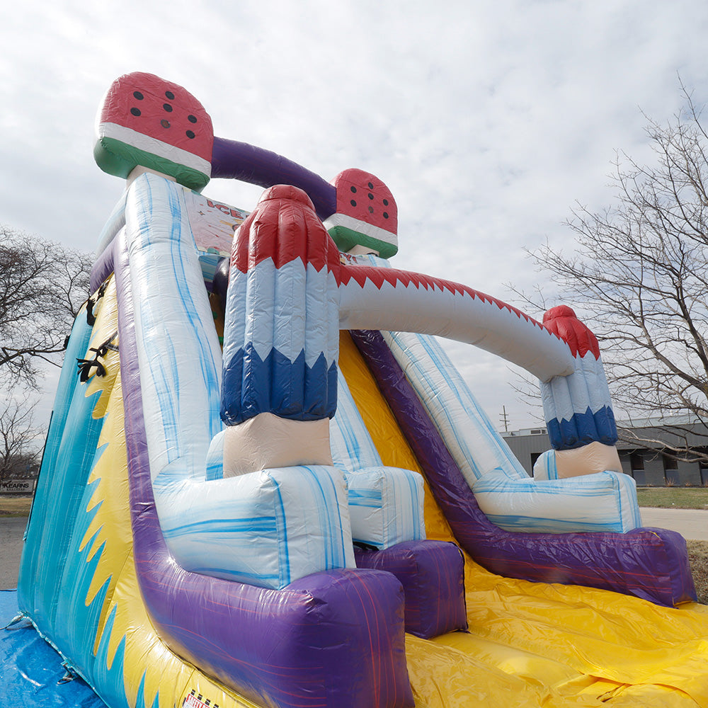 19'H Ice Cream Slide Wet n Dry