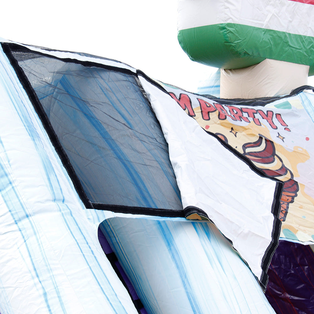 19'H Ice Cream Slide Wet n Dry