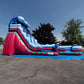 19'H Purple Slide with Removable Pool