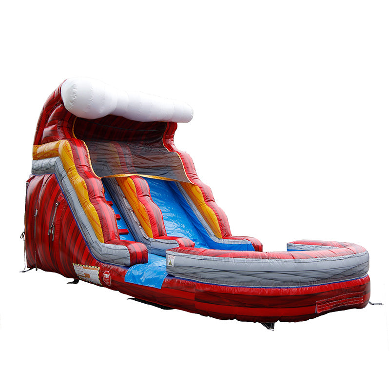 13'H Fire Slide Wet n Dry – Moonwalk USA