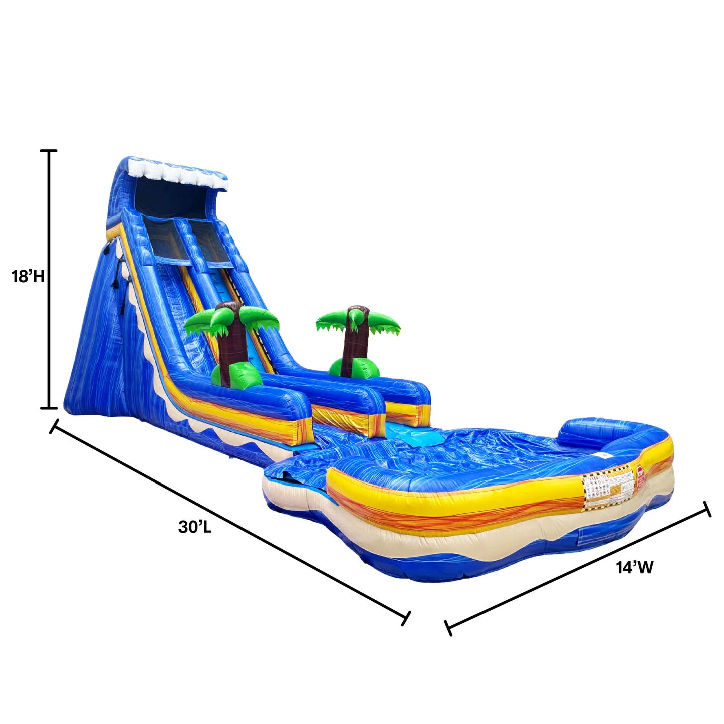 24'H Blue Wave Super Slide W n D
