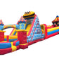 89'L Carnival Obstacle Course with Removable Pool (Free Blower)