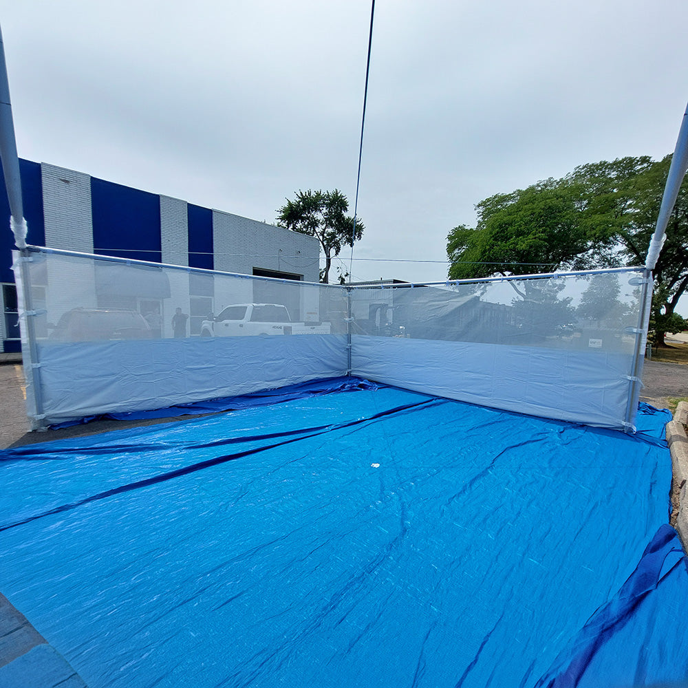 8'H High Peak Frame Tent Net Sidewalls
