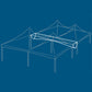High Peak Frame Tent 20'x30' with 18oz Top (Single Arch)