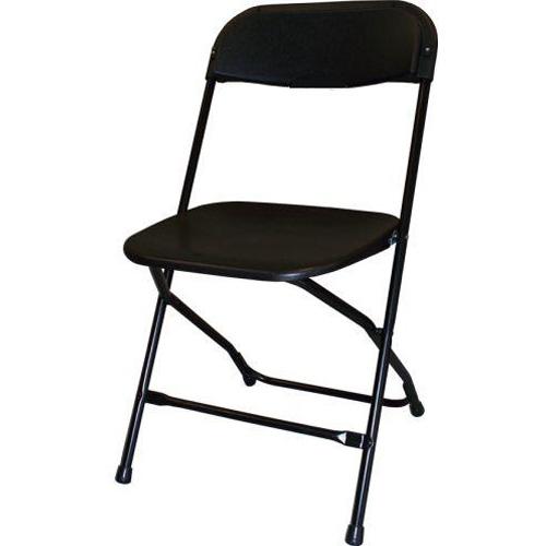 Steel/Poly Folding Chair - Black