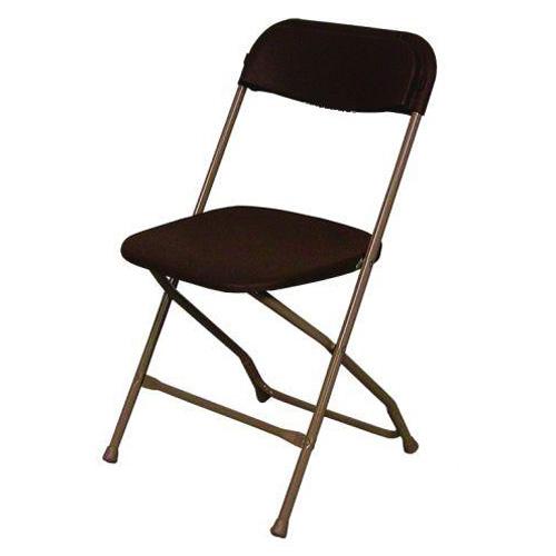 Steel/Poly Folding Chair - Brown