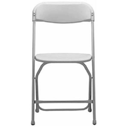 Steel/Poly Folding Chair - Bright White