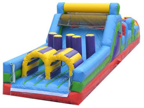 85'L Obstacle Course With Pool
